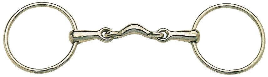 STC Loose Ring Snaffle Bit with Ported Mouth