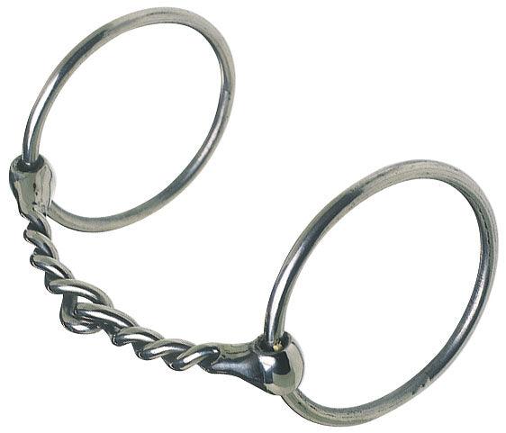 STC Loose Ring Snaffle Bit with Twisted Thick SS Wire Mouth