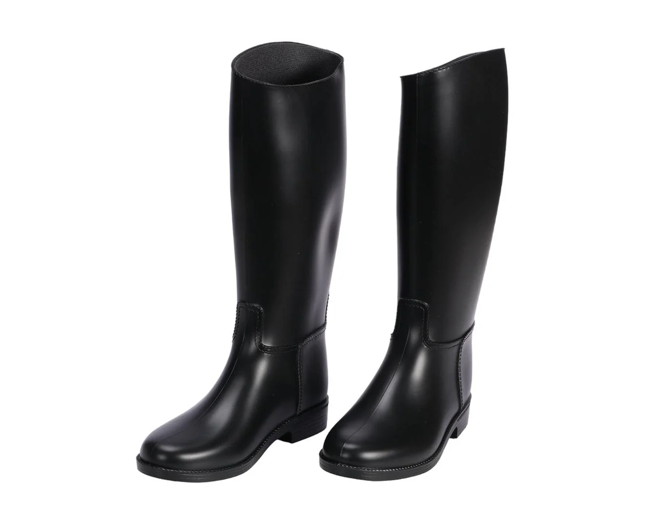 Meduse Adults Flambor Long Riding Boots - Black Sole - Image 2