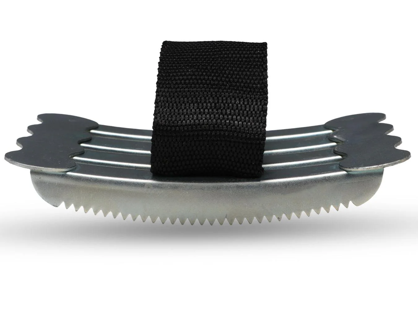 Metal Curry Comb with Hand Strap - Image 3