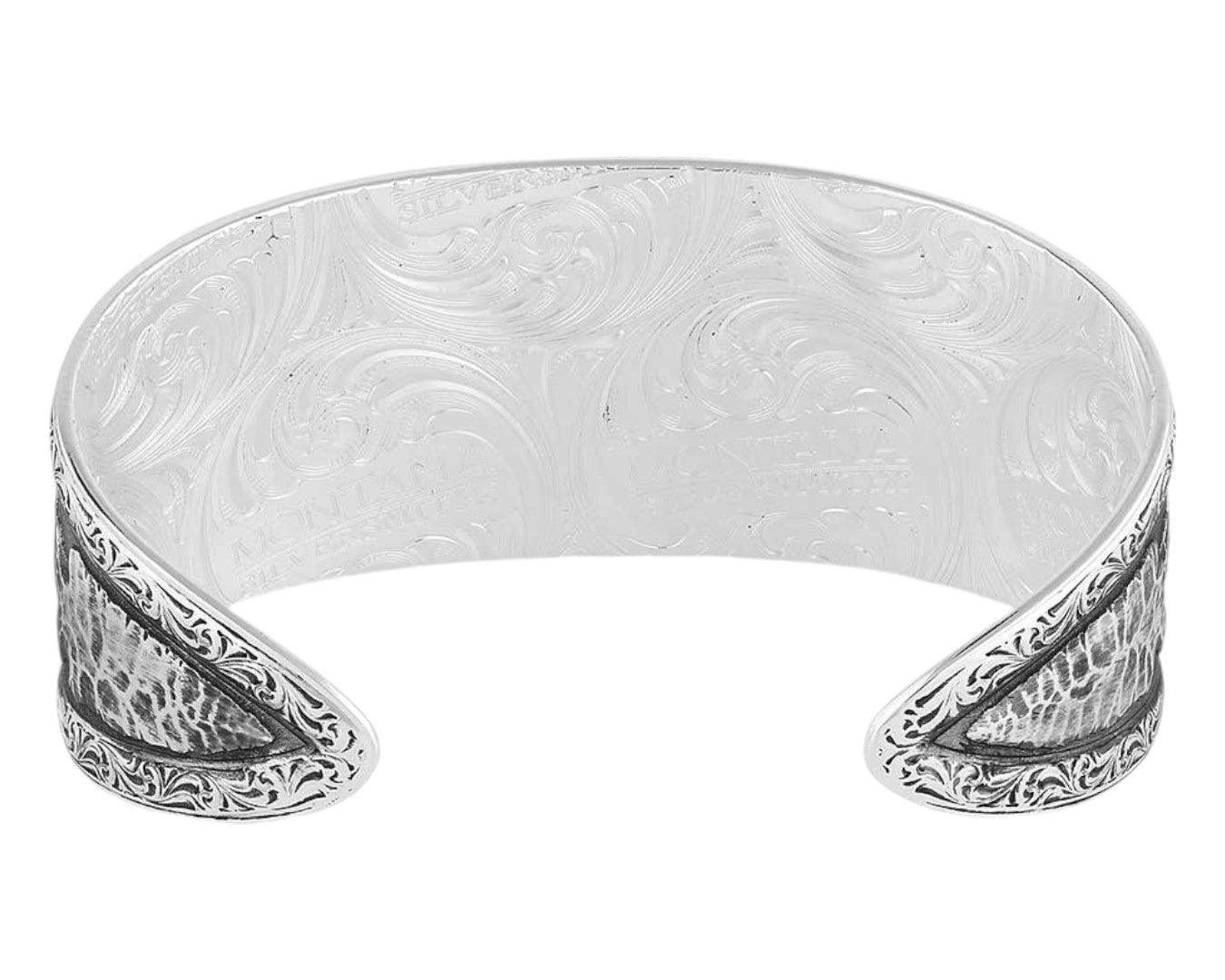 Montana Silversmiths Blue Spring Turquoise Cuff Bracelet - Image 3