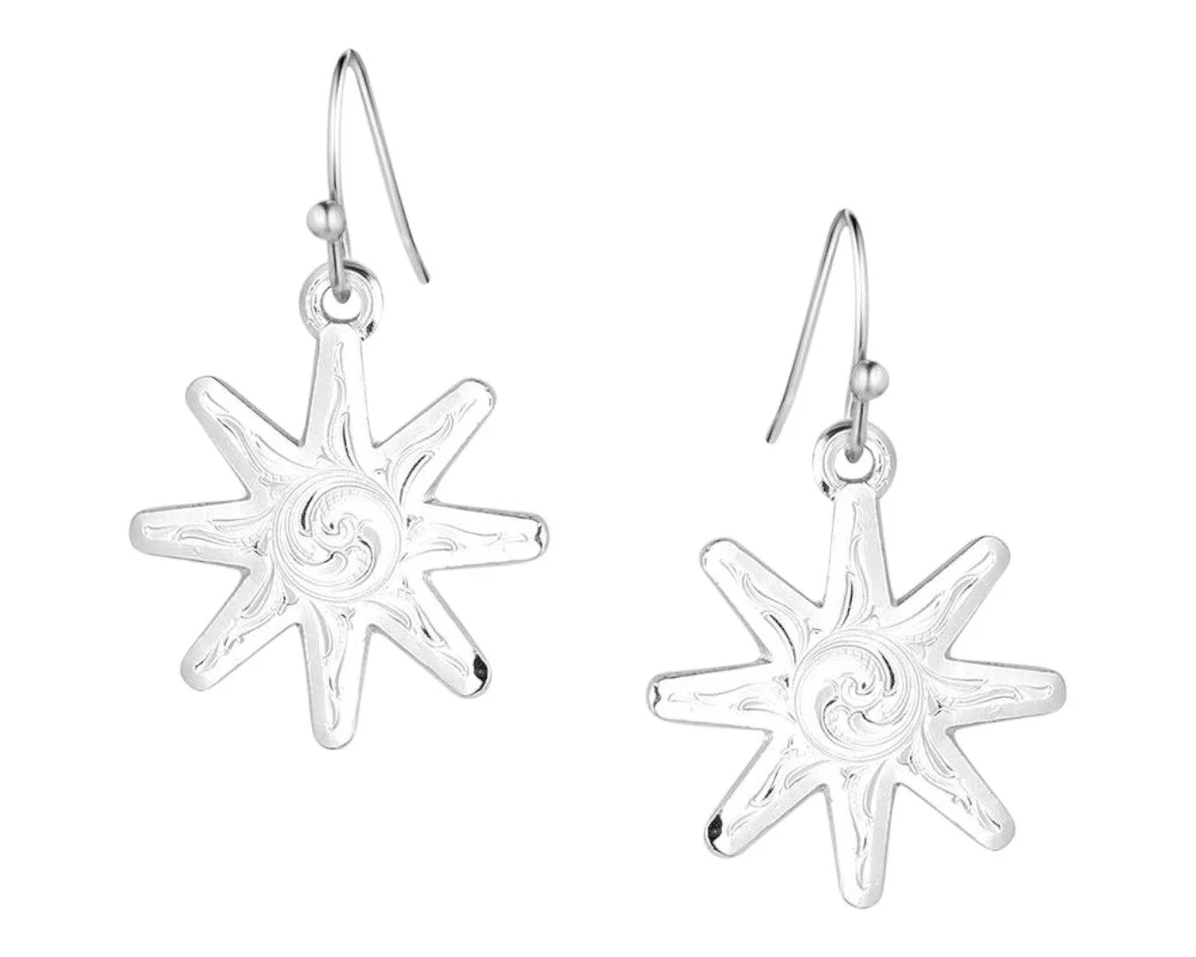 Montana Silversmiths Chiselled Spur Earrings