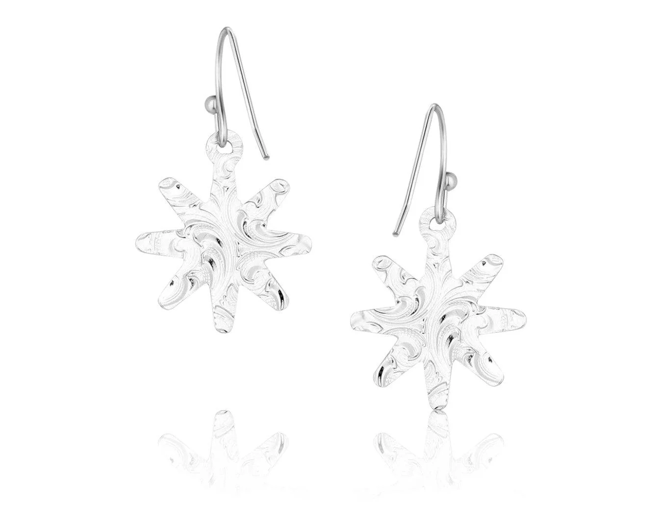 Montana Silversmiths Chiselled Spur Earrings - Image 3