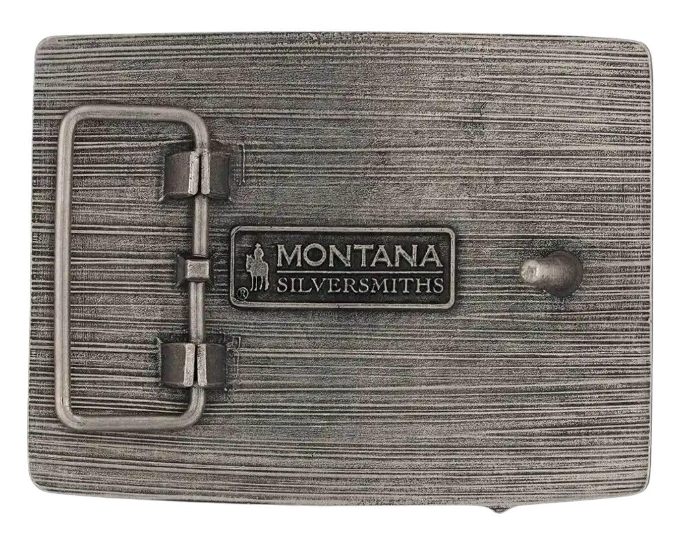 Montana Silversmiths Lonestar Longhorn Attitude Belt Buckle - Image 3