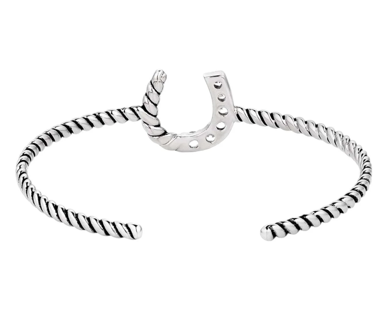 Montana Silversmiths Roping Luck Cuff Bracelet - Image 3