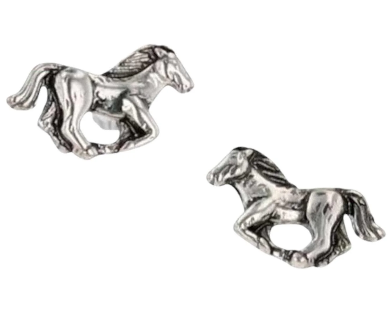 Montana Silversmiths Running Horses Attitude Earrings