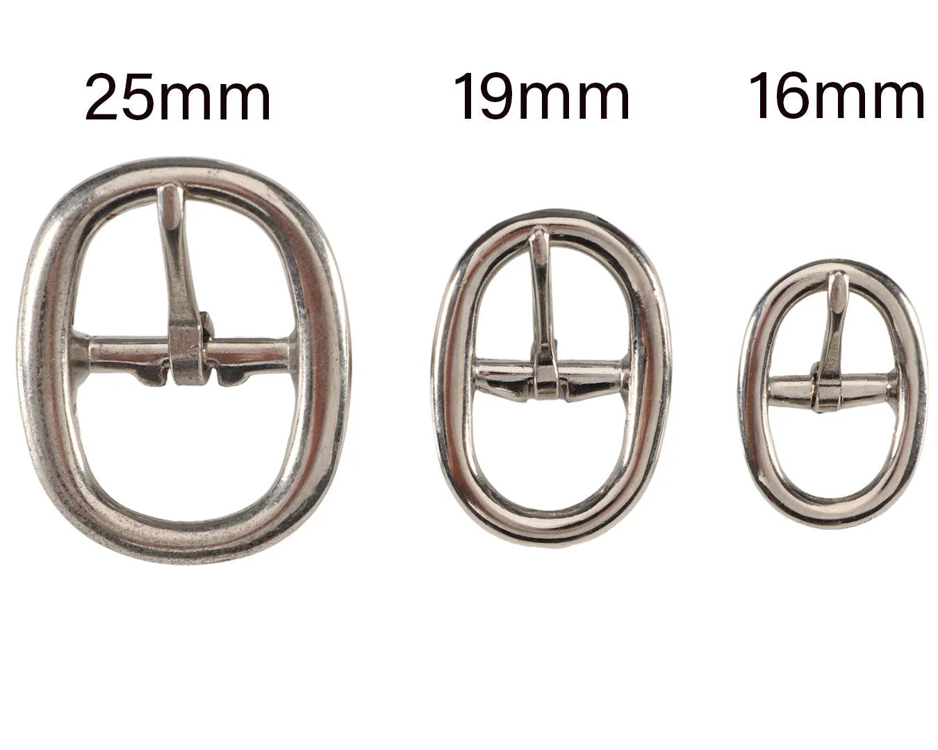 Nickel Plated Swage Bridle Buckles - Image 2