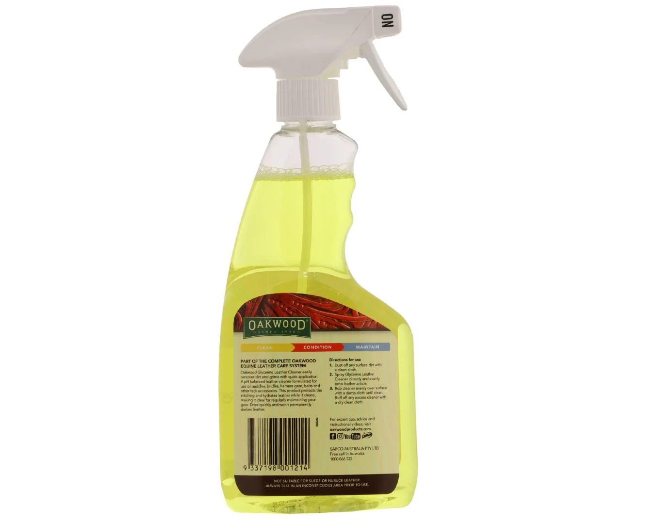 Oakwood Glycerine Leather Cleaner - Image 2