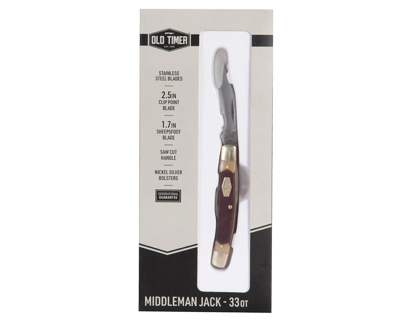 Old Timer 33-OT Middleman Jack Pocket Knife - Image 6