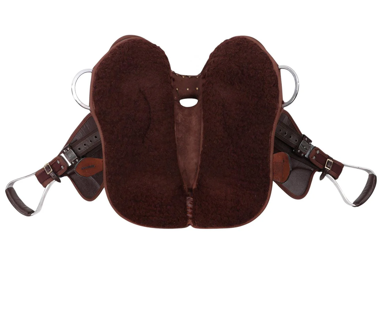 Ord River Synthetic Junior Half Breed Saddle 13" - Brown - Image 11