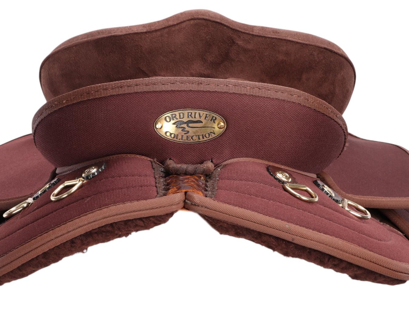 Ord River Synthetic Junior Half Breed Saddle 13" - Brown - Image 8