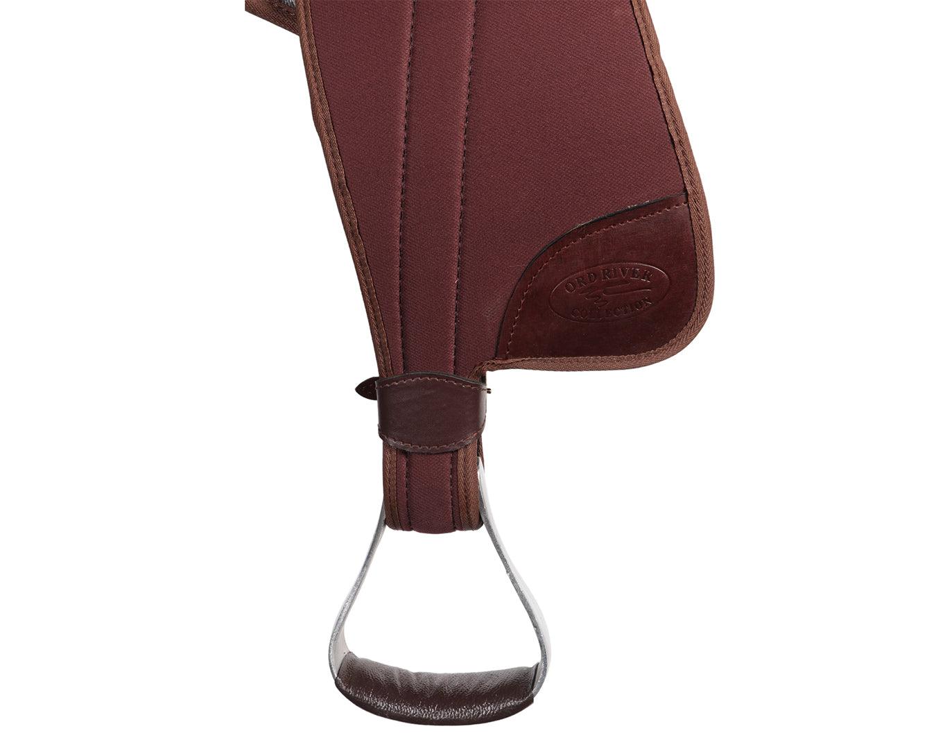 Ord River Synthetic Youth Half Breed Saddle 14.5" - Brown - Image 7