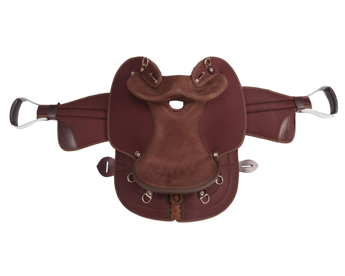 Ord River Synthetic Youth Half Breed Saddle 14.5" - Brown - Image 8