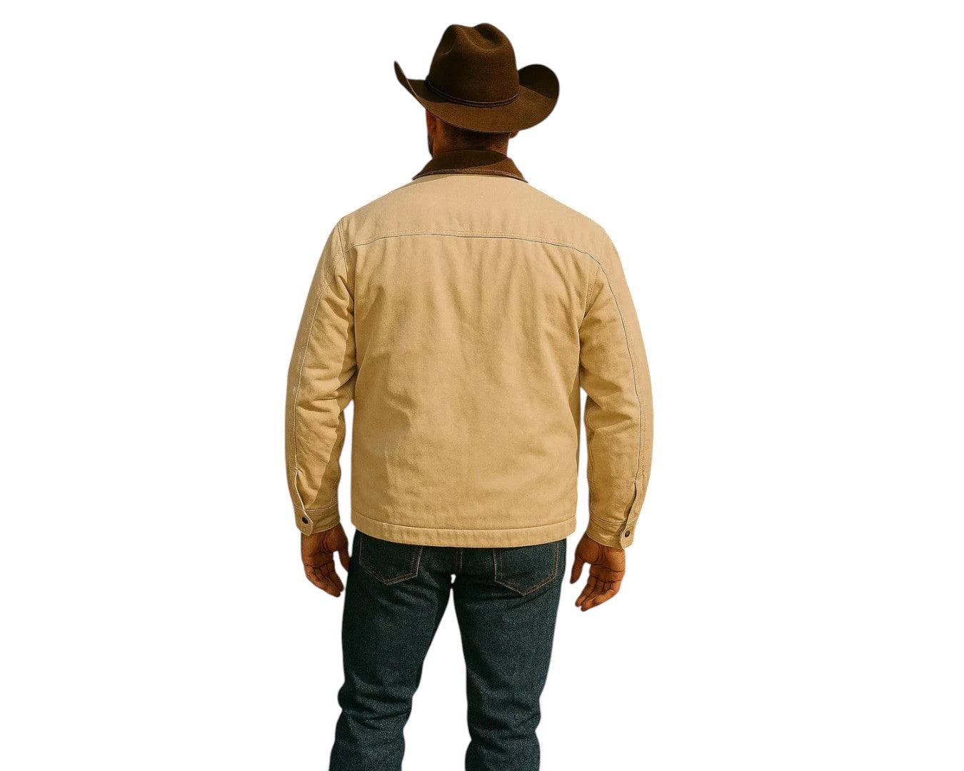 Outback Clothing Mens Canvas Waterproof Jacket - Image 2
