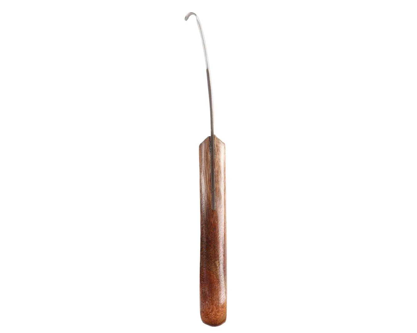 Professional Hoof Knife Double Edge with Wooden Handle - Image 3