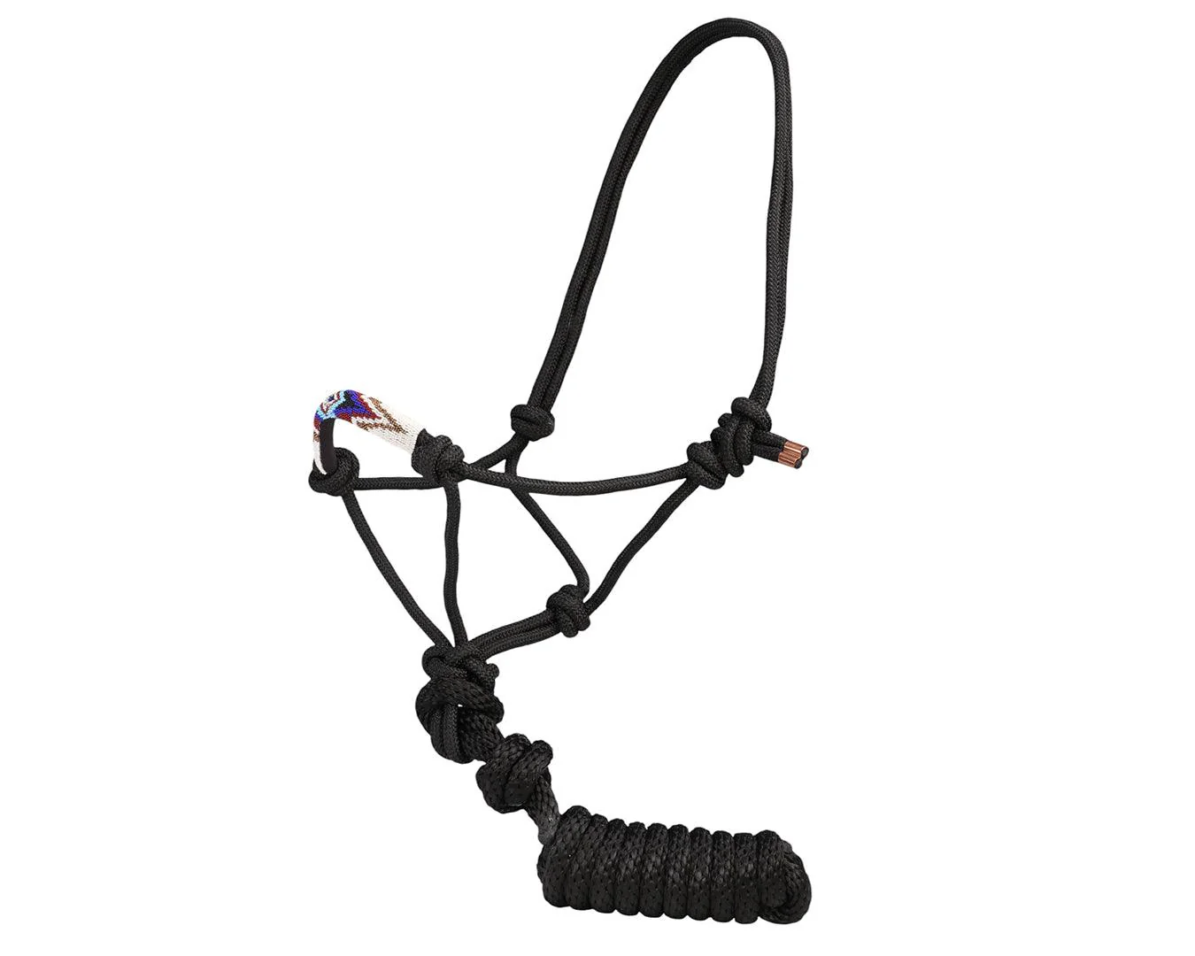 Professional's Choice Beaded Rope Halter with Lead