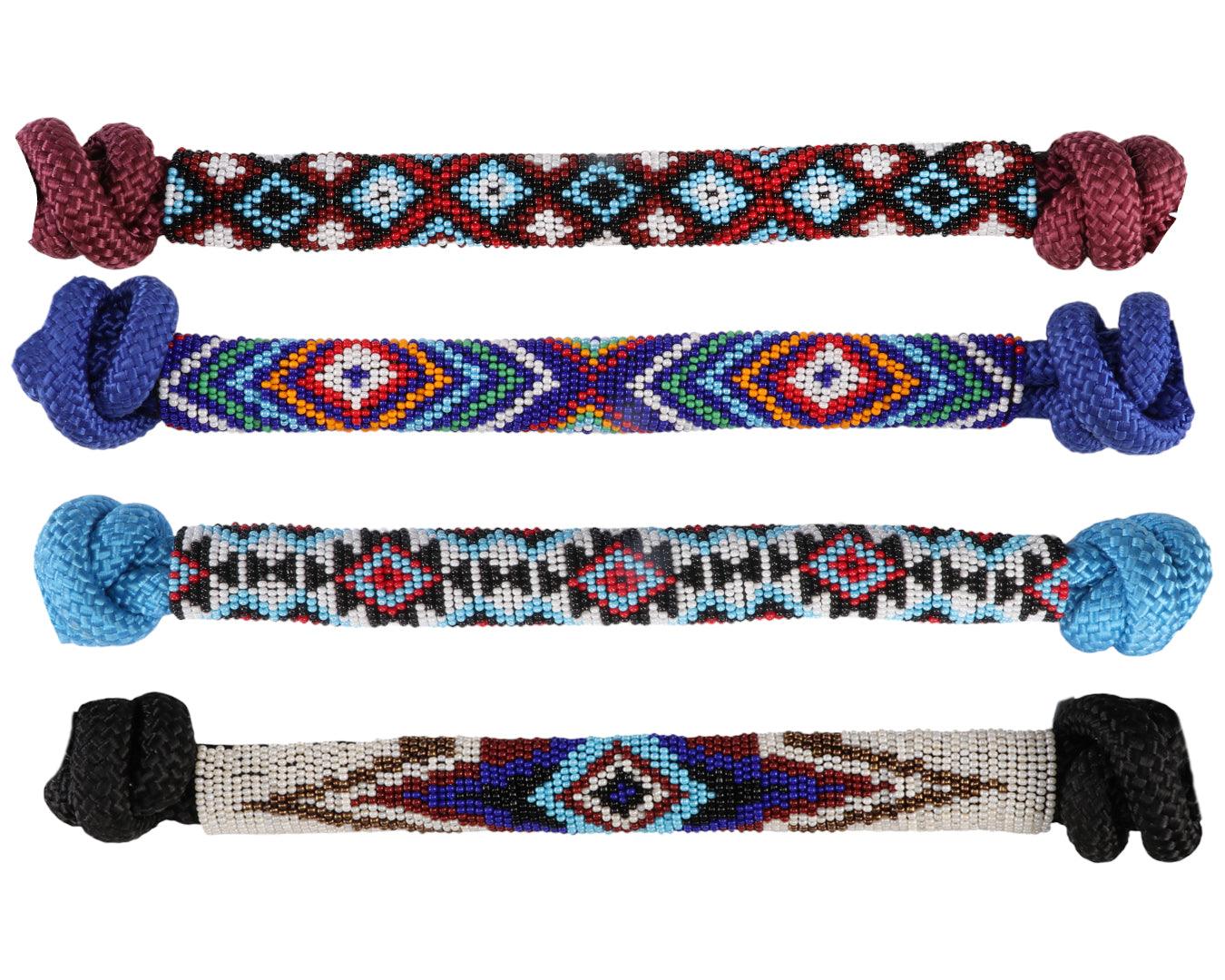 Professional's Choice Beaded Rope Halter with Lead - Image 13