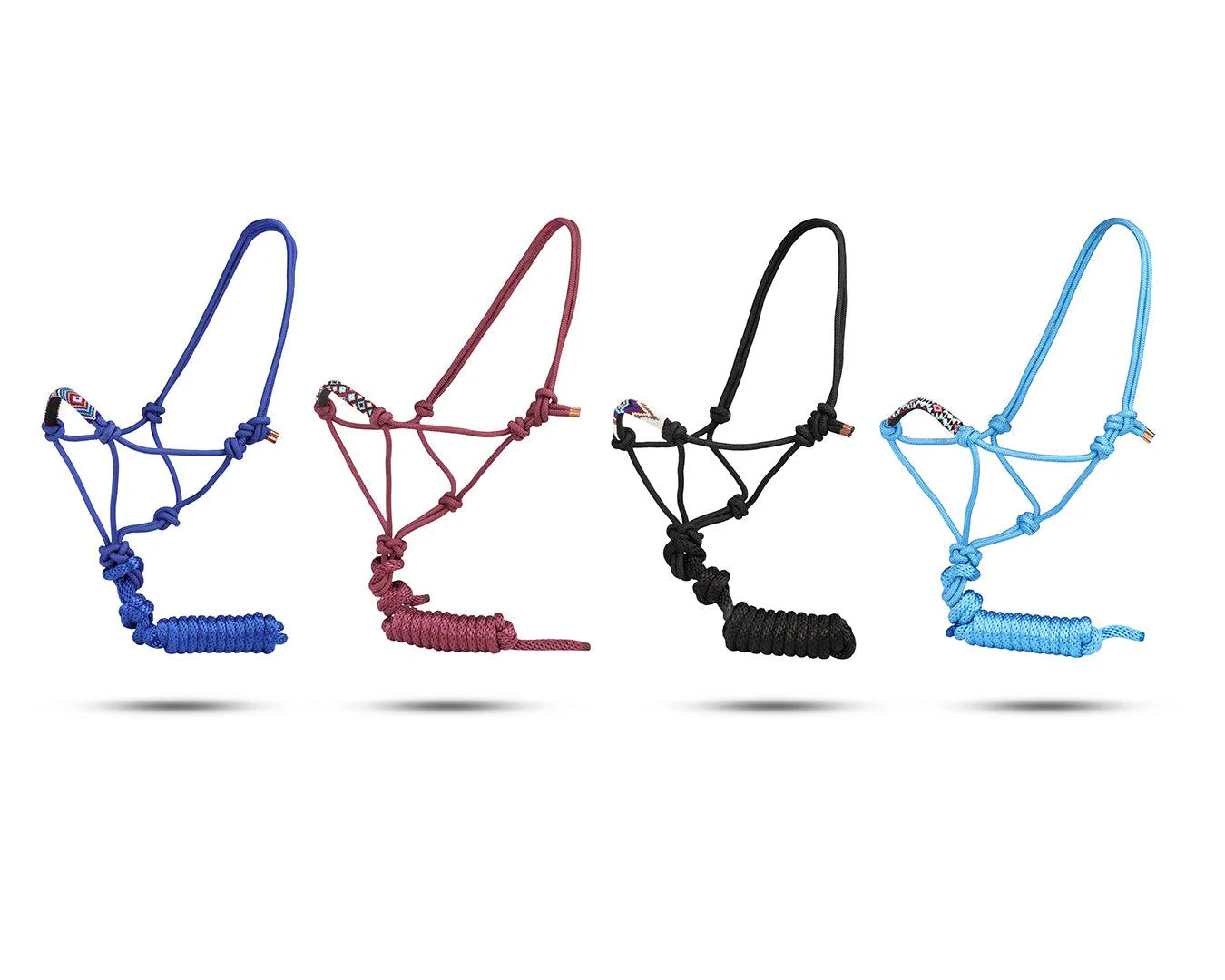 Professional's Choice Beaded Rope Halter with Lead - Image 14
