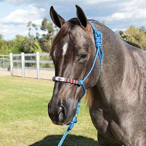 Professional's Choice Beaded Rope Halter with Lead - Image 15
