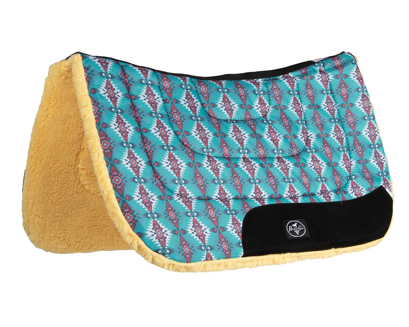 Professional's Choice Contoured Work Saddle Pad - Aztec/Taos 31" x 32"