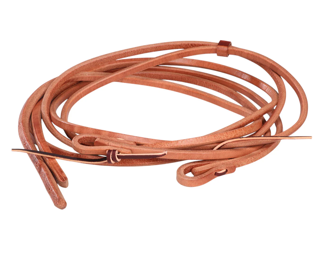 Professional's Choice Harness Leather Split Reins - Oak - Image 3
