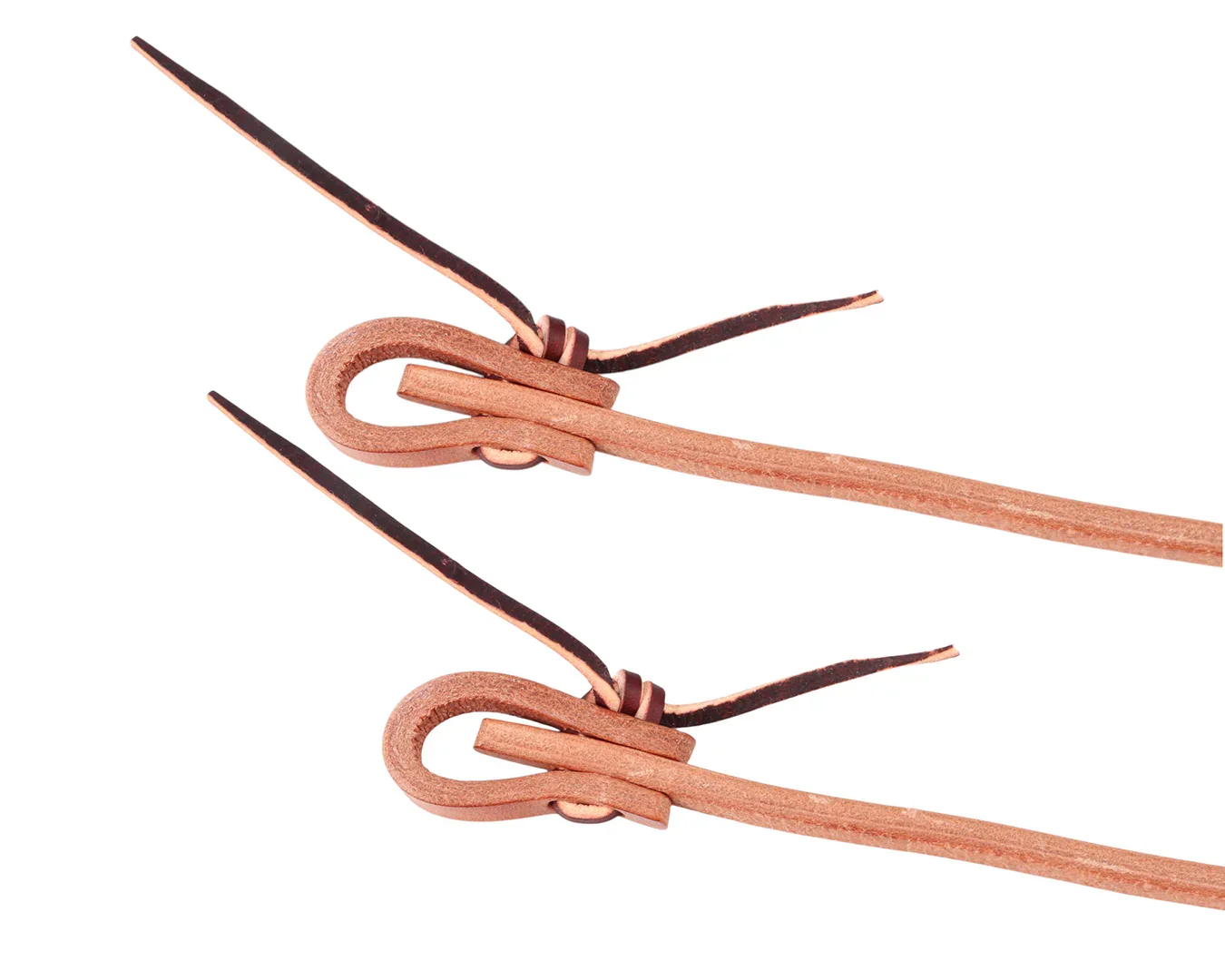 Professional's Choice Harness Leather Split Reins - Oak - Image 5
