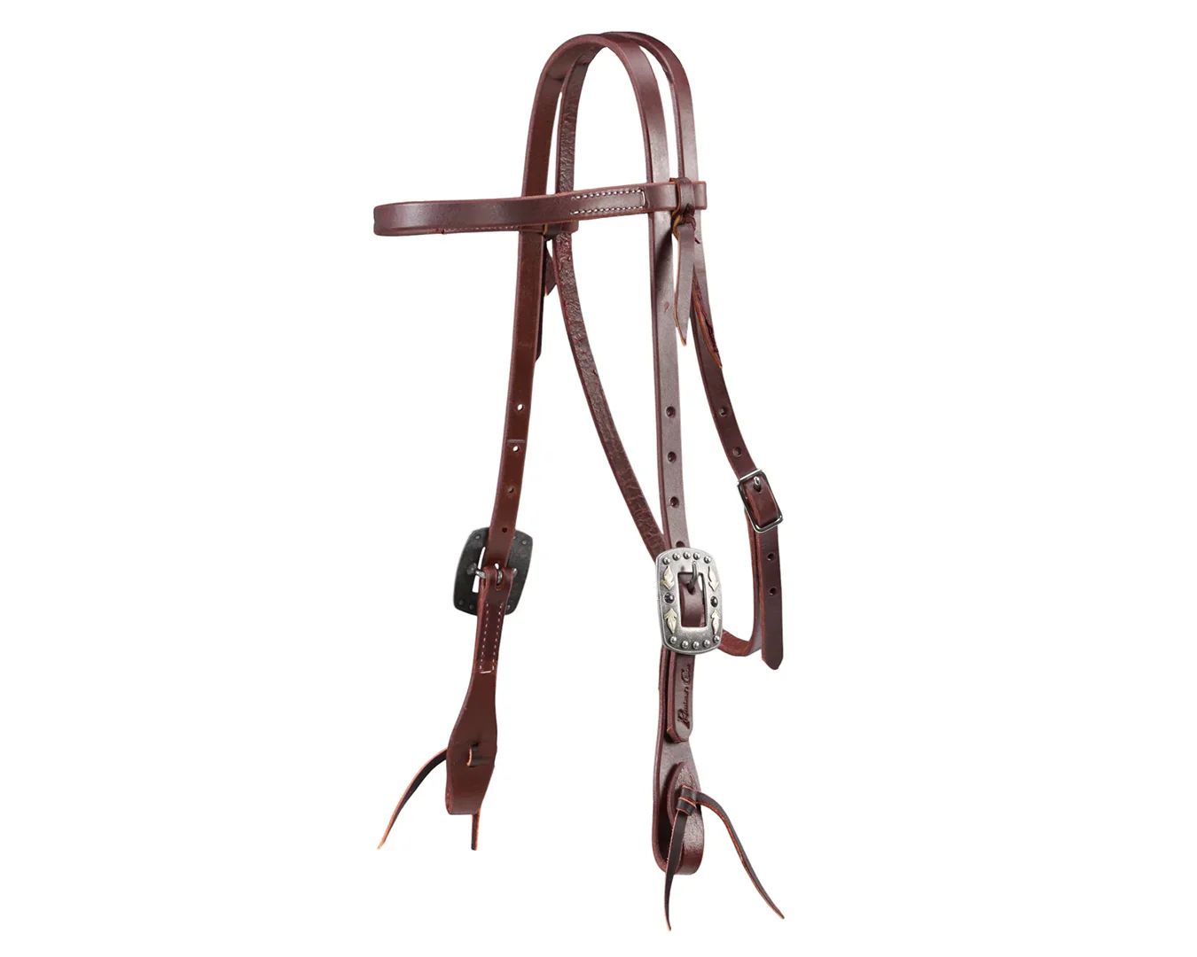 Professional's Choice Ranch Heavy 5/8" Headstall - Feather Buckle