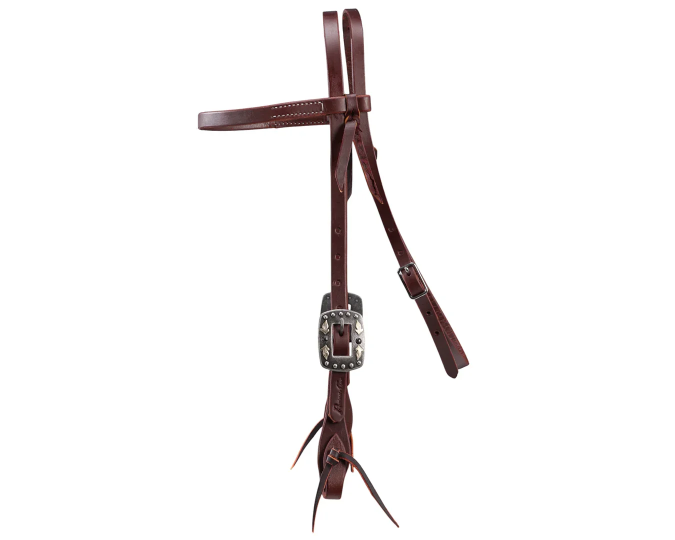 Professional's Choice Ranch Heavy 5/8" Headstall - Feather Buckle - Image 2