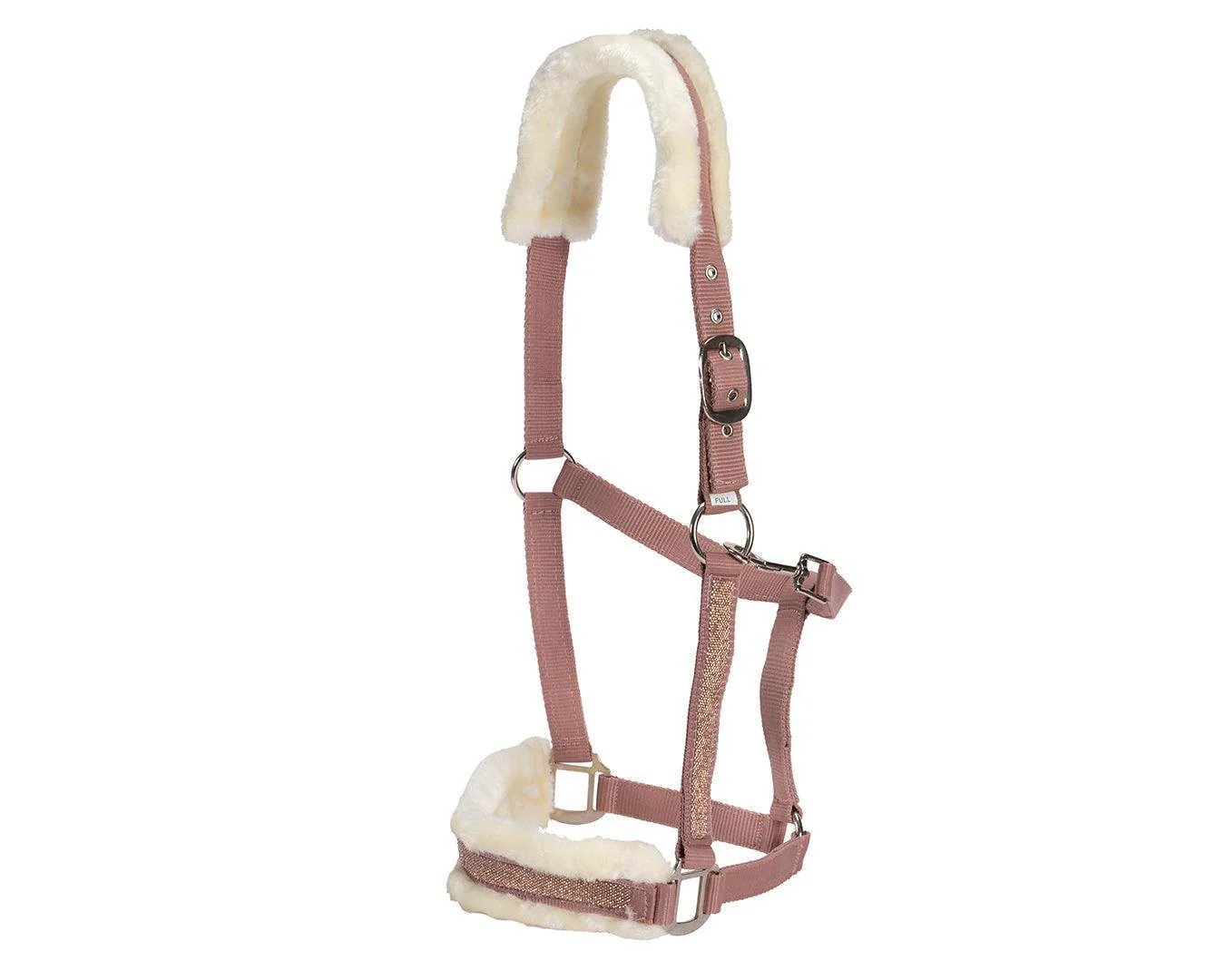 Rancher Fleece Padded Halter - Beige