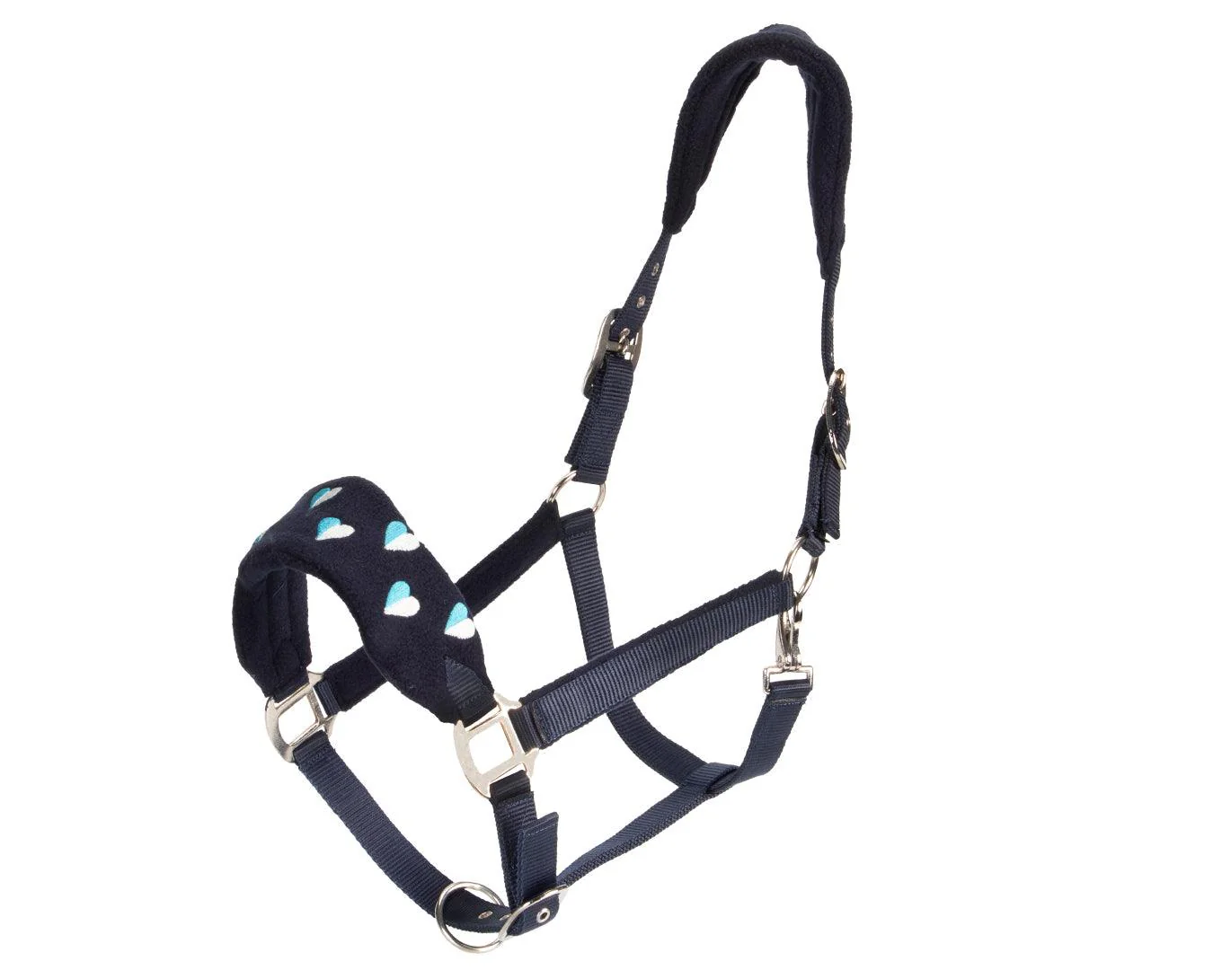 Rancher Fleece Padded Halter - Navy