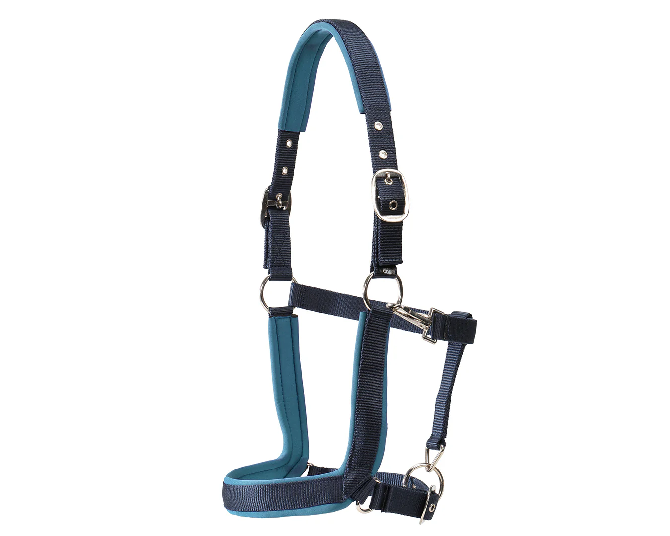 Rancher Neoprene Padded Halter - Navy & Blue - Image 4