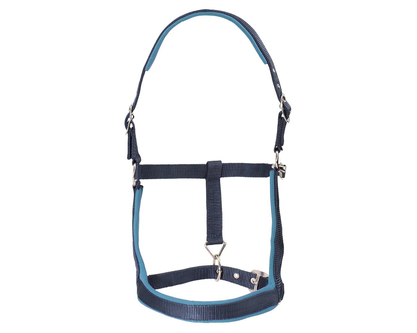 Rancher Neoprene Padded Halter - Navy & Blue - Image 5