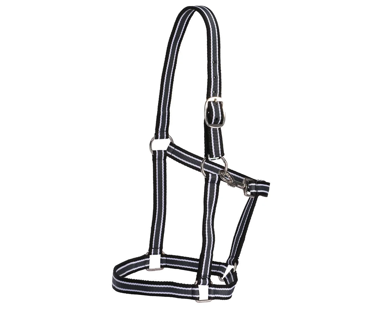 Rancher Striped Stable Nylon Halter - Image 2