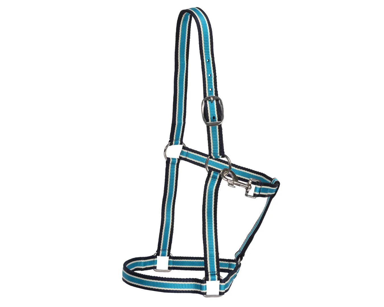 Rancher Striped Stable Nylon Halter - Image 6