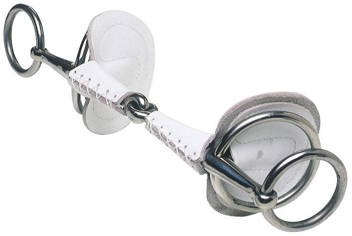Regulator Bit w/Leather Covered Snaffle Mouth