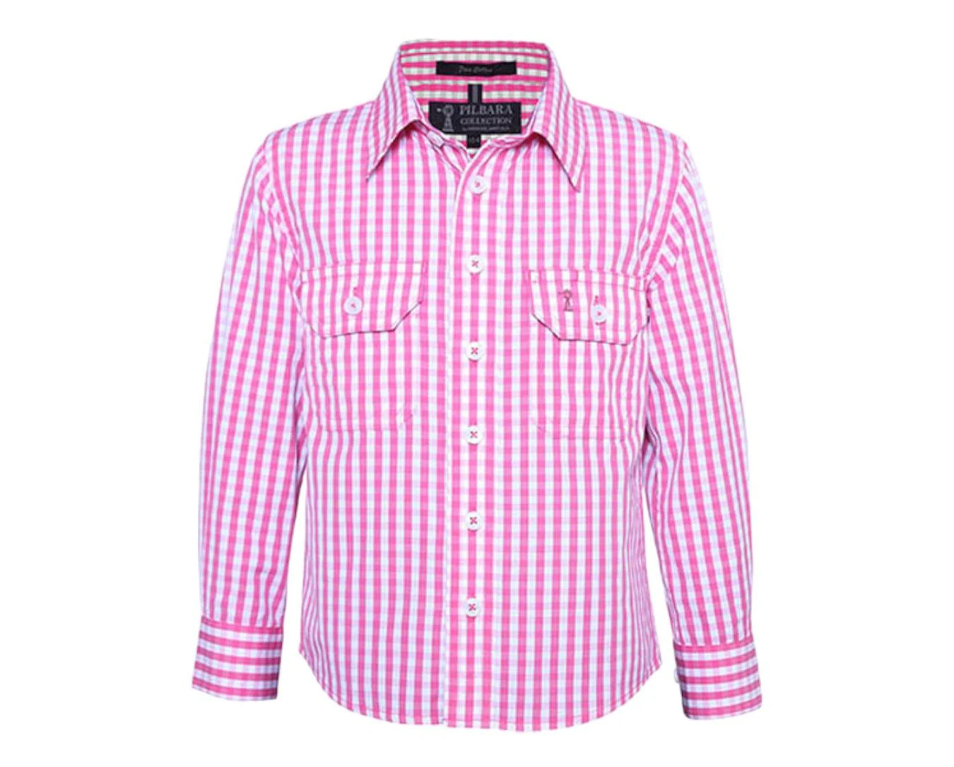 Ritemate Kids Pilbara Checked Long Sleeve Shirt - Image 3