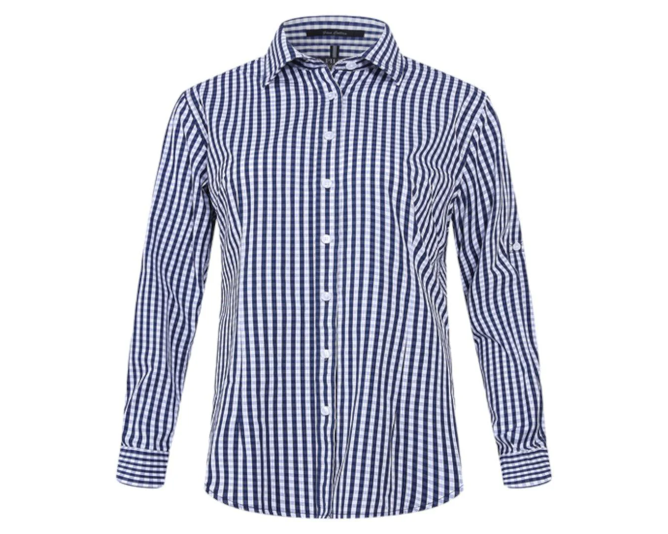 Ritemate Ladies Pilbara Check Shirt - Navy