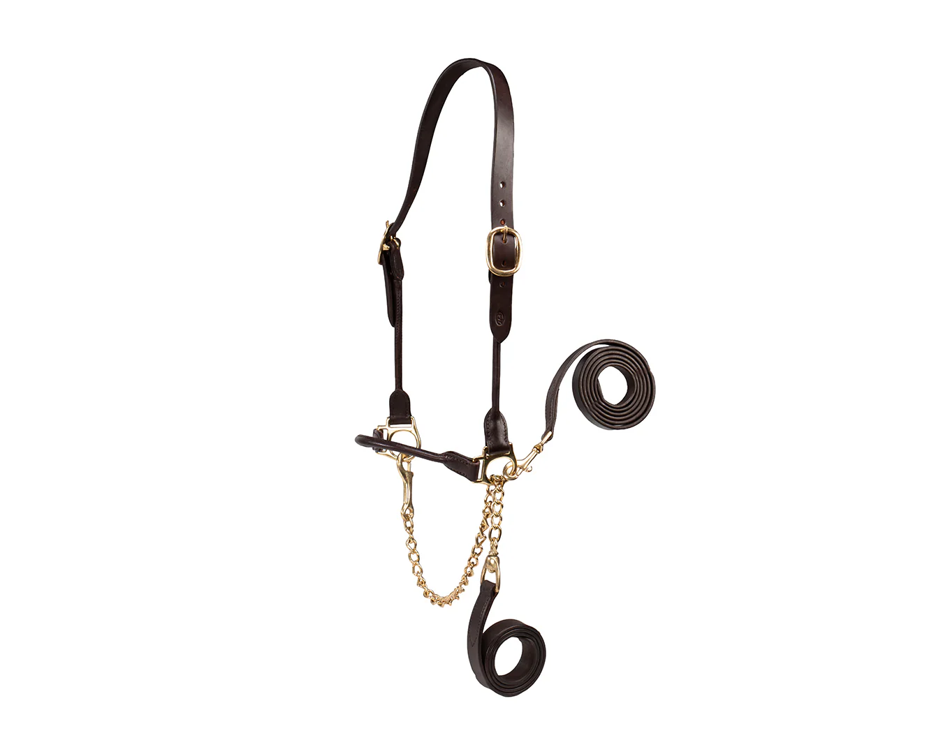 STC Rolled Show Cattle Halter - Brown - Image 4