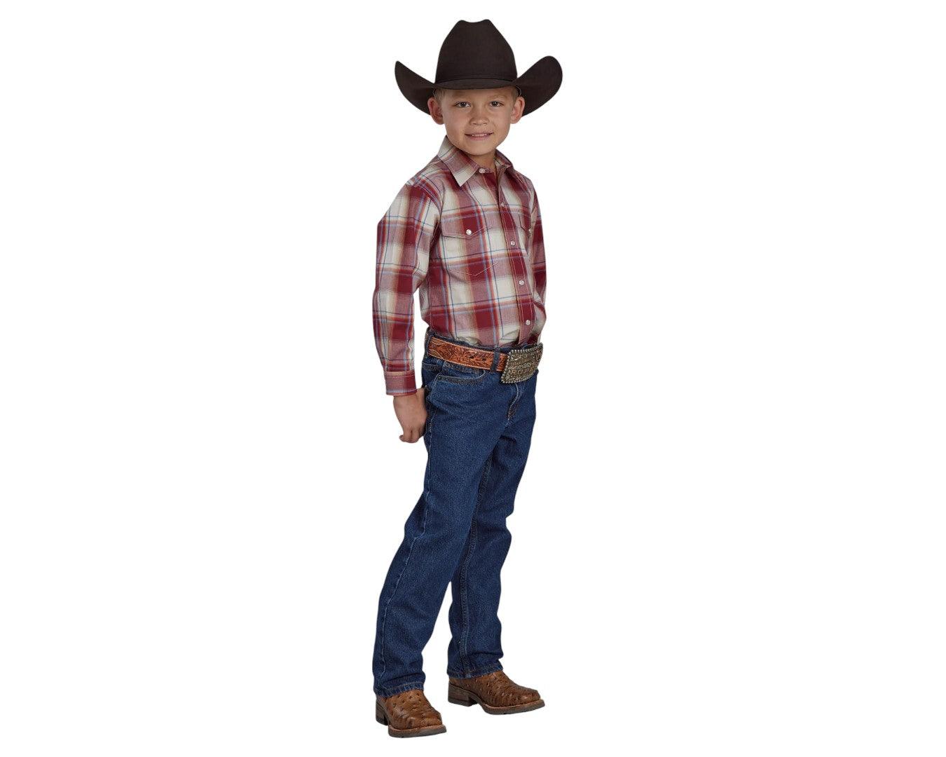 Roper Boys Amarillo Collection Plaid Shirt - Image 6