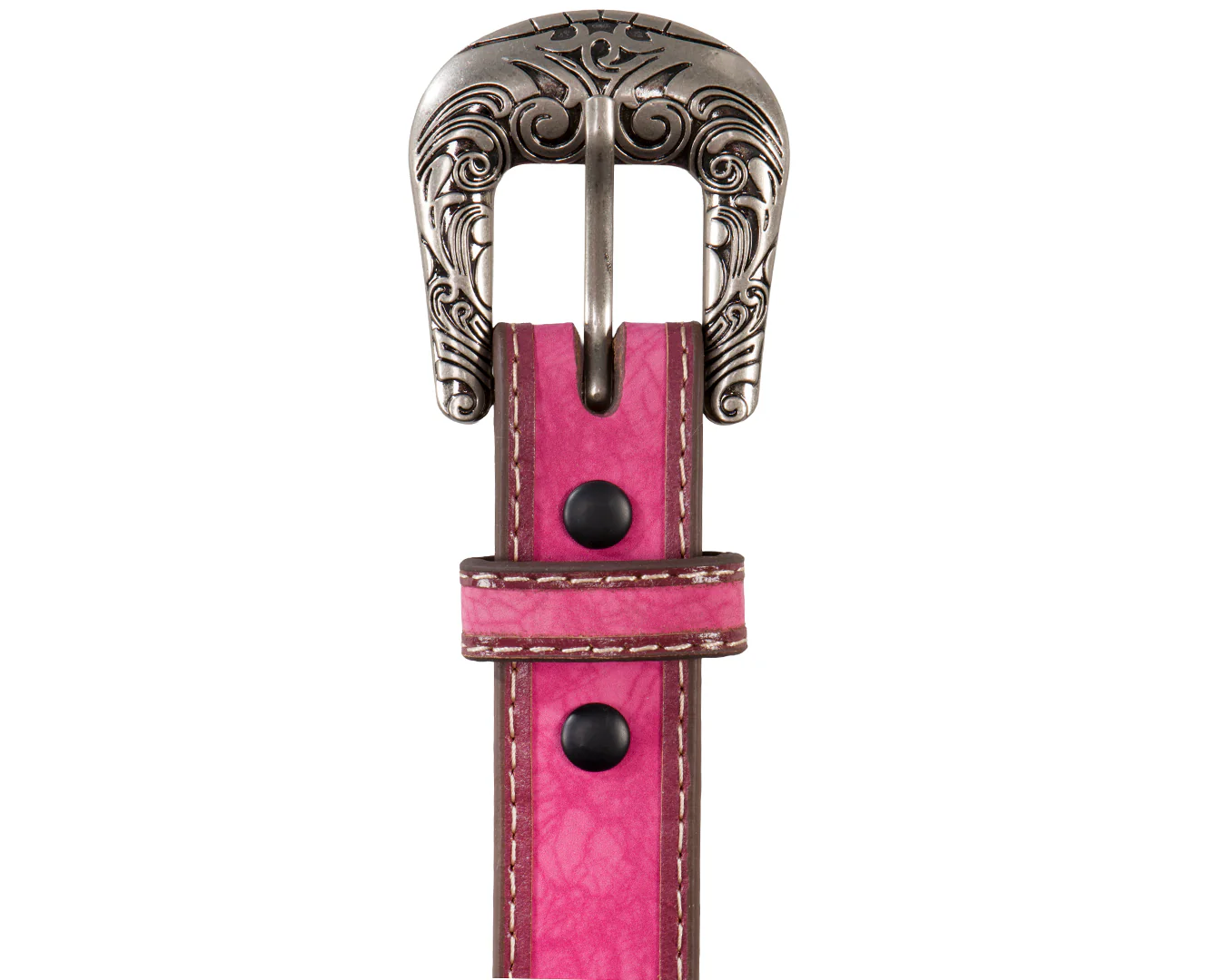 Roper Girls Manmade Leather Belt - Pink - Image 3