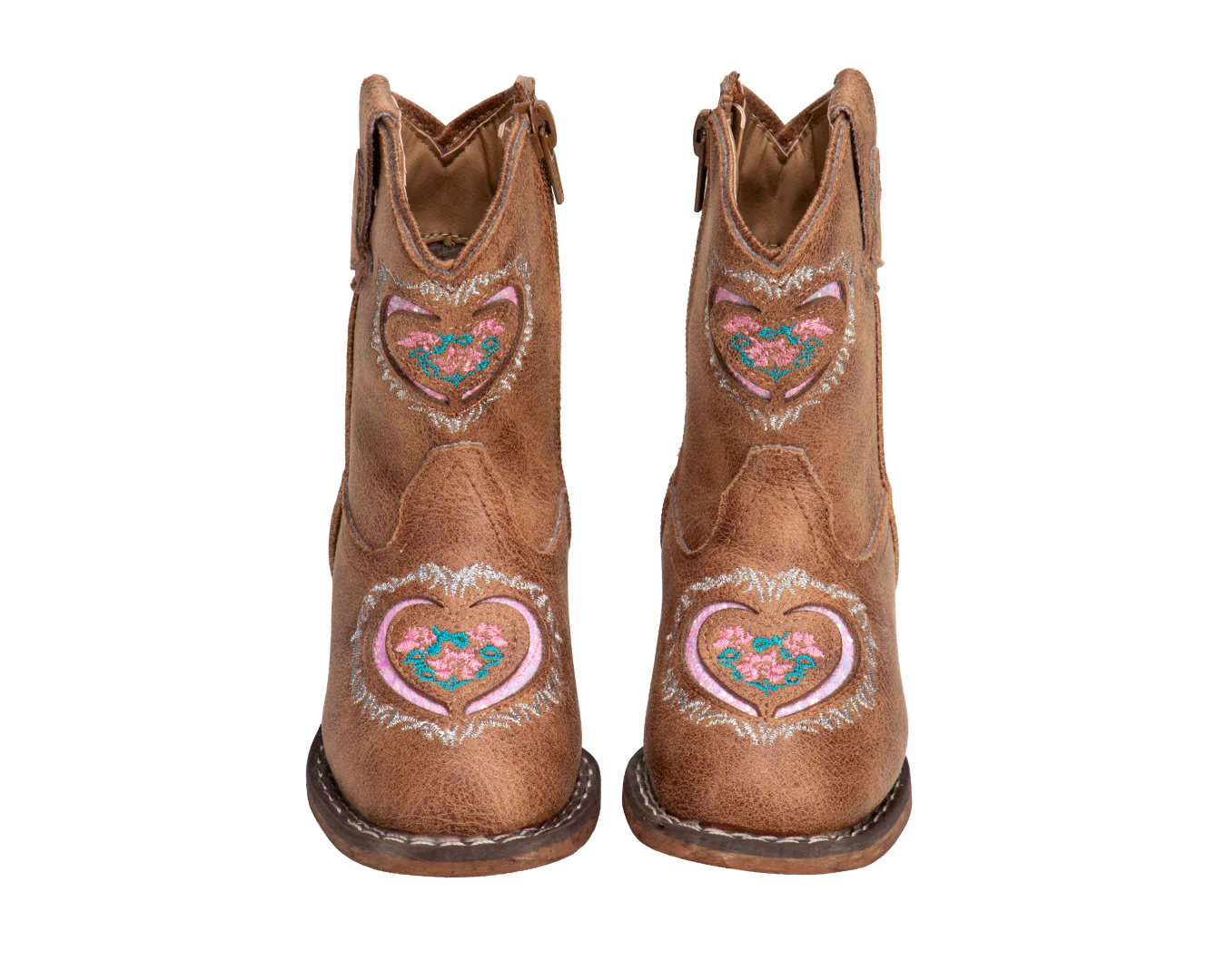 Roper Heartful Brown Boot - Toddler - Image 5