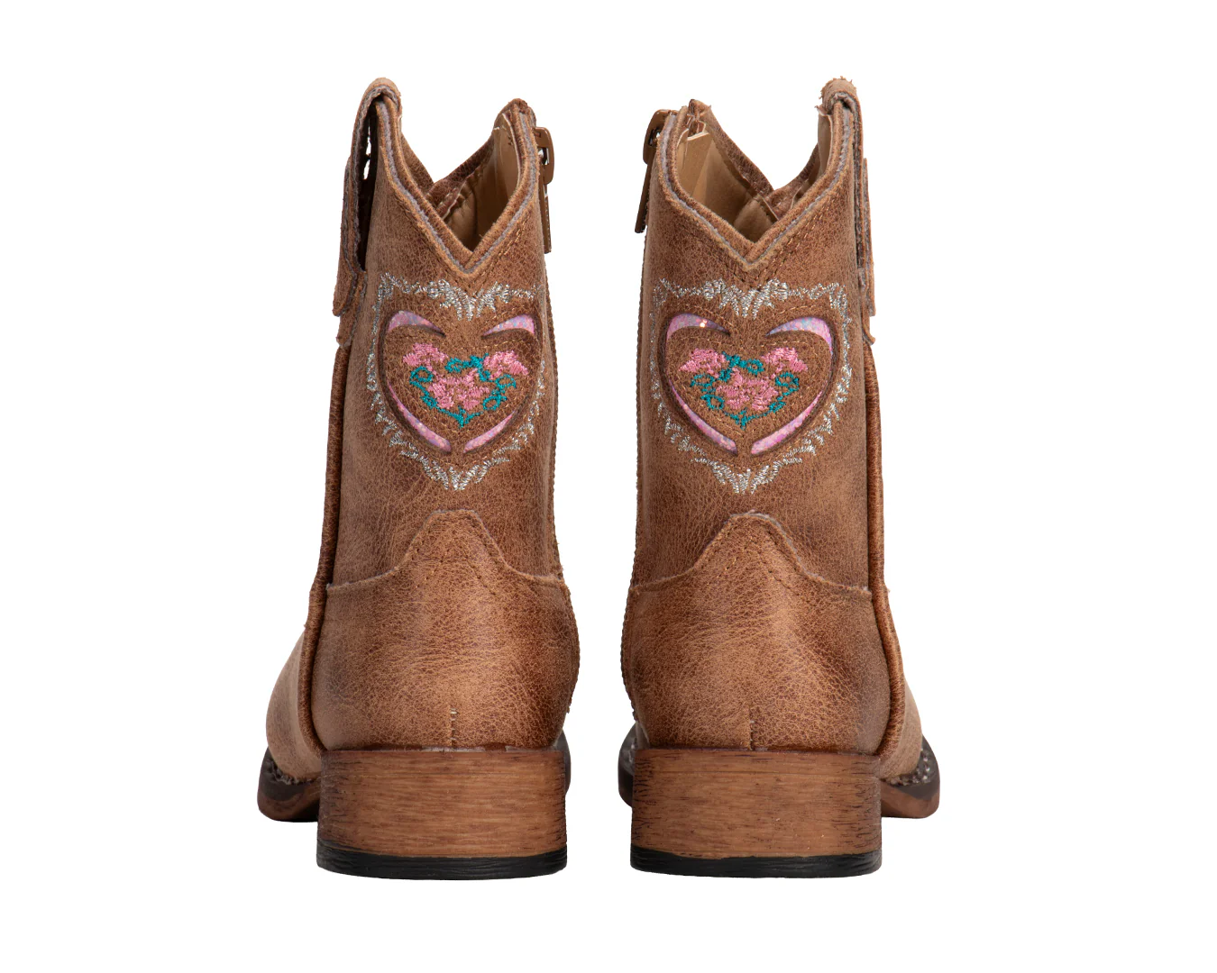 Roper Heartful Brown Boot - Toddler - Image 6