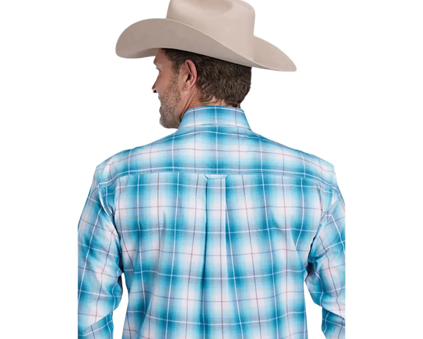 Roper Men's Amarillo Collection Shirt - Blue - Image 3