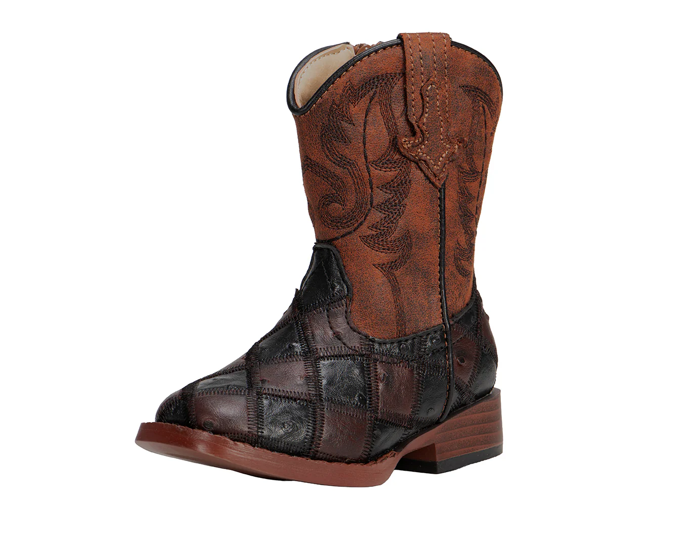 Roper Toddler Bird Blocks Ostrich Boots