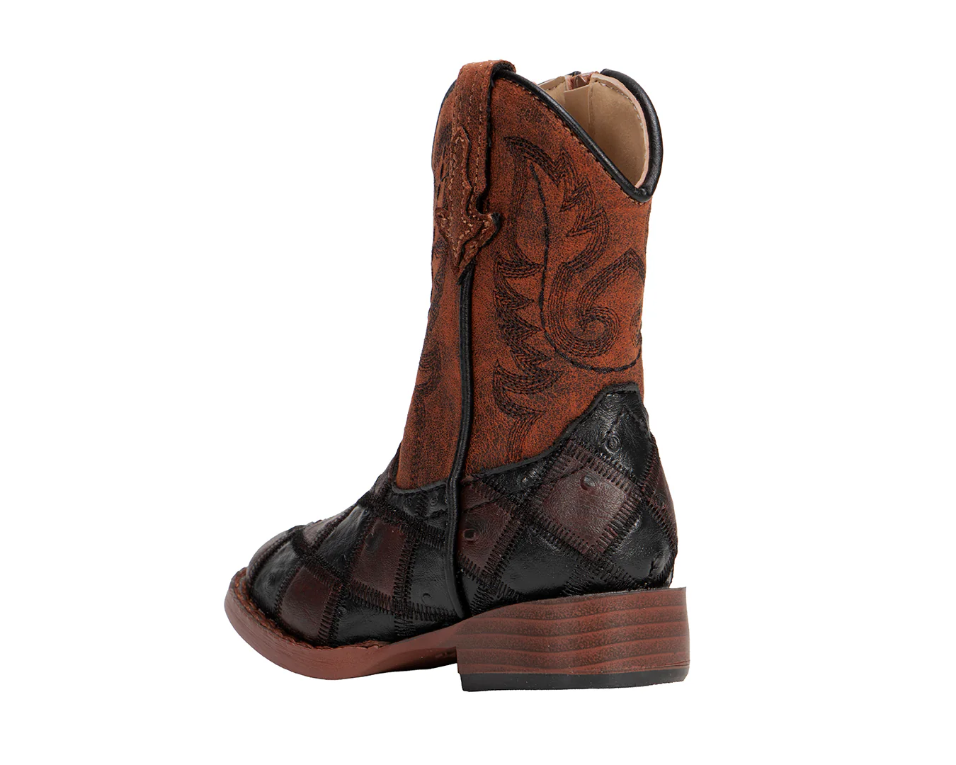 Roper Toddler Bird Blocks Ostrich Boots - Image 2