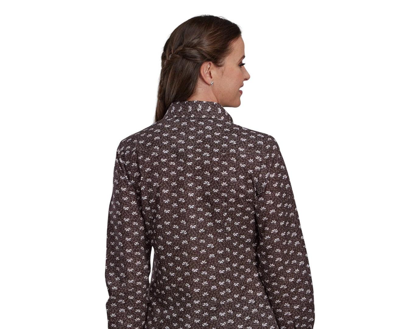 Roper Womens Karman Classic 55/45 Print Shirt - Image 2