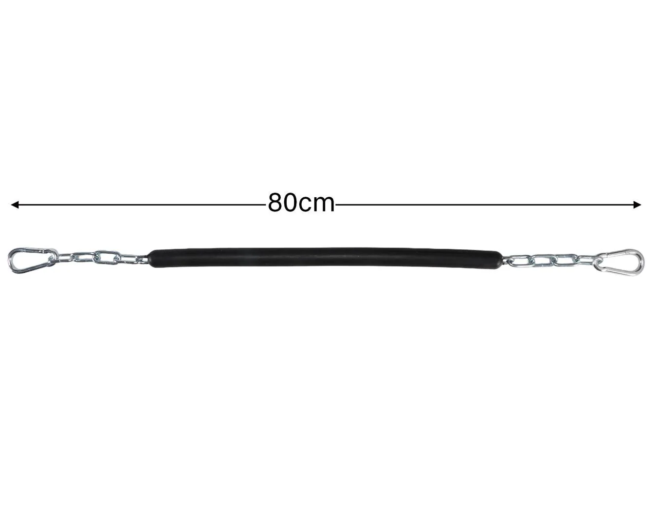Rubber Trailer Tie 80cm w/Chain Ends & Snaphooks - Image 5