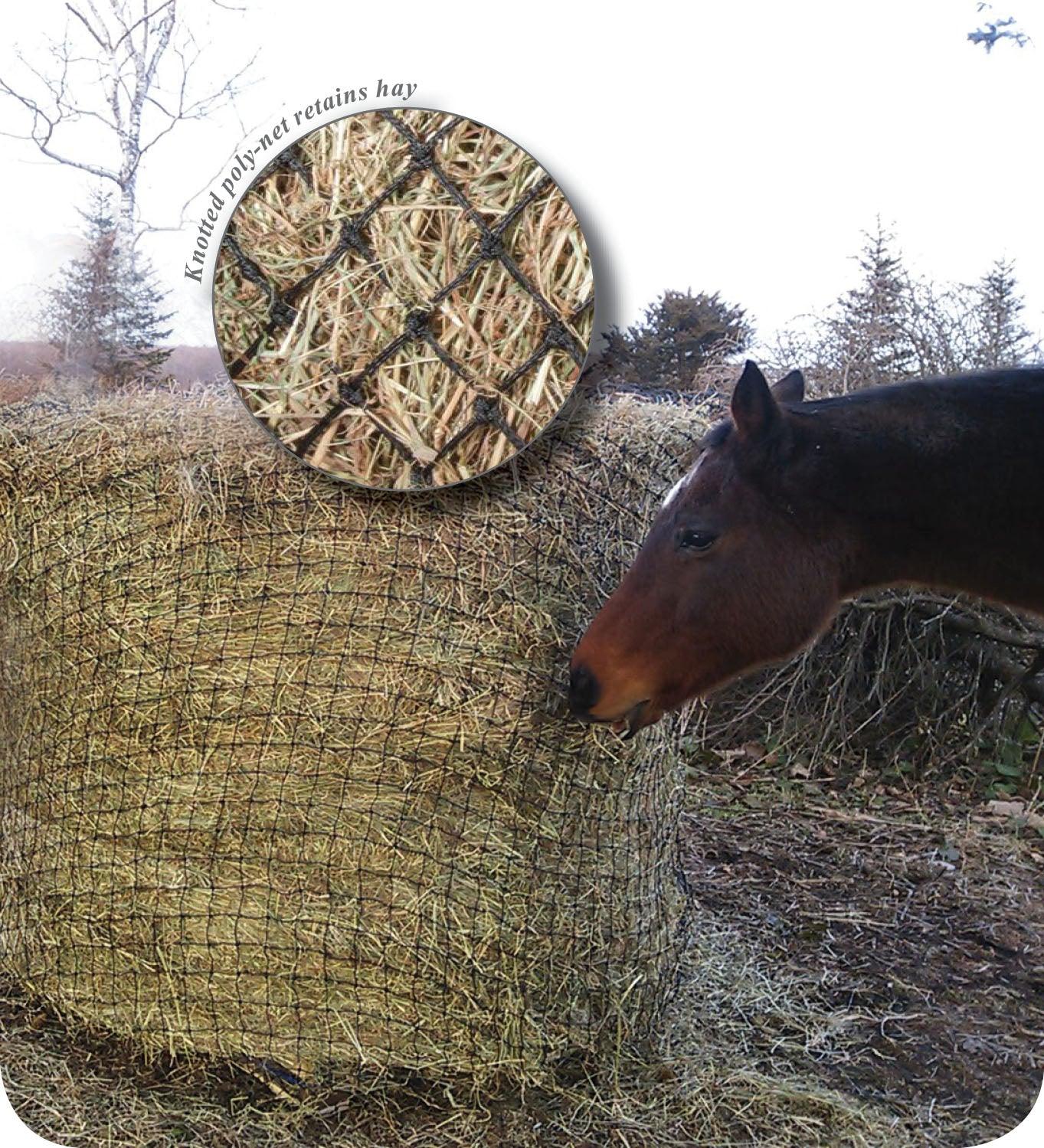 Showmaster Round Bale Poly Slow Feed Haynet