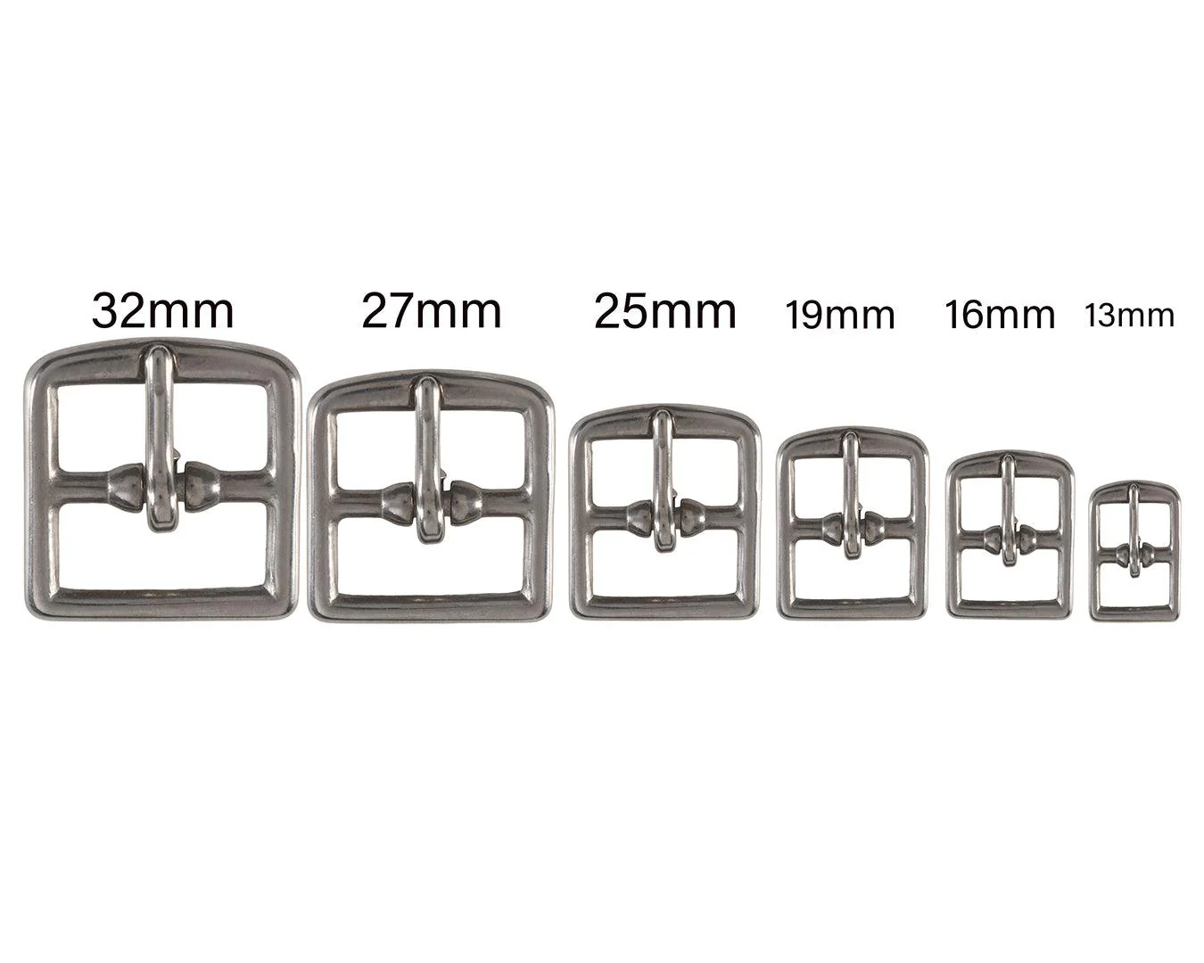 Stainless Steel Stirrup Leather Buckles - Image 2