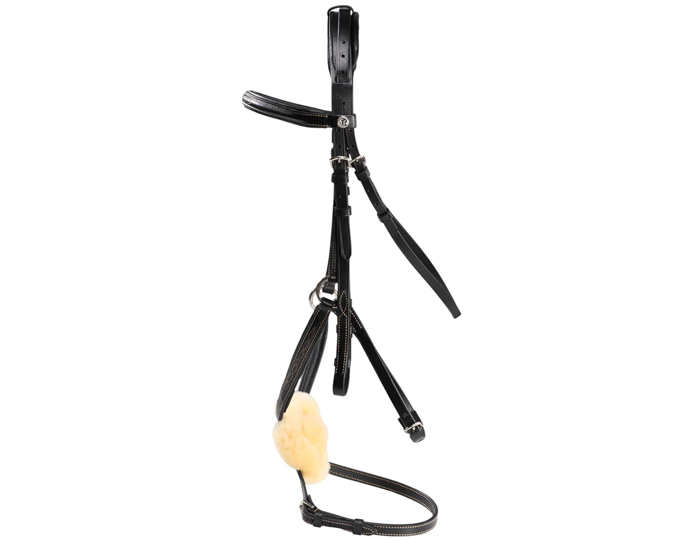 Sterling Figure Eight Bridle with Reins - Black - Image 3